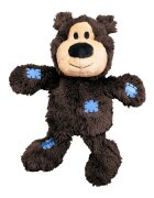 Kong Wild Knots Bear jucărie sfoară câini cu sunet pluș Wild Knots Bear jucărie sfoară câini S cu sunet pluș maro 1buc