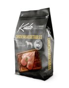 Kudo Adult All Breeds XS-XL Pui și Legume hrană uscată conținut redus cereale câini presată la rece 12kg