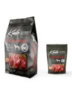 Kudo Mini Adult Small Breed XS-S Vită și Miel hrană uscată conținut redus cereale câini presată la rece 12kg