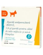 LABORATOIRES BIOVE deparazitare externă câini zgardă deparazitare externă câini S-M zgardă 45 cm 1buc