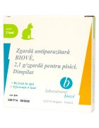 LABORATOIRES BIOVE deparazitare externă pisici zgardă 35 cm 1buc deparazitare externă pisici zgardă 35cm cm 1buc