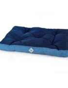 Leopet saltea dreptunghiulara câini poliester oxford rezistent la apă albastru 90x65x10cm