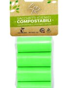 Leopet Set 4 Role Saci Biodegradabili Leo Pet