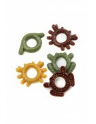 Leopet Viking Dental Puppy Rings XS-XL Fructe punguță recompense fără cereale câini junior 80g