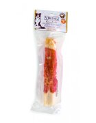 Leopet Viking Rawhide Roll Filled M-XL Pui și Ficat de Vită punguță recompense fără cereale câini 100g