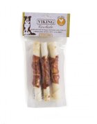 Leopet Viking Rawhide Sticks with Chicken M-XL Pui și Vită punguță recompense fără cereale câini 140g