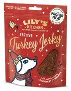 LILY'S KITCHEN Christmas Festive Jerky XS-XL Curcan punguță recompense fără cereale câini 70g