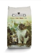 Ljubimetz CAT FOOD Mix Pui Ficat Bacon Pește hrană uscată pisici 10kg