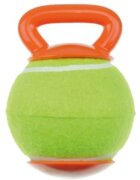 M-PETS Baggy jucărie minge câini activități fizice cauciuc Baggy jucărie minge câini S-L activități fizice cauciuc portocaliu și verde ⌀18.4cm