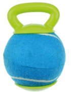 M-PETS Baggy jucărie minge câini activități fizice cauciuc Baggy jucărie minge câini S-L activități fizice cauciuc verde și albastru ⌀18.4cm