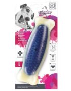 M-PETS Chewbo Bone jucărie de ros aromă Bacon câini dentiție cauciuc Chewbo Bone jucărie de ros aromă Bacon câini M-L dentiție cauciuc alb și albastru 20cm