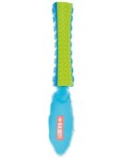 M-PETS Funsty On/Off jucărie interactivă câini S-L cu sunet dentiție pluș albastru și verde 40cm