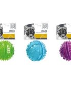 M-PETS Mars jucărie minge câini S-M eliberare recompense dentiție cauciuc diverse culori ⌀6cm