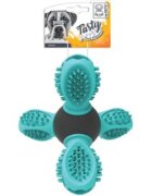 M-PETS Saturn jucărie interactivă câini eliberare recompense dentiție cauciuc Saturn jucărie interactivă câini S-L eliberare recompense dentiție cauciuc albastru 14cm