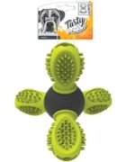 M-PETS Saturn jucărie interactivă câini eliberare recompense dentiție cauciuc Saturn jucărie interactivă câini S-L eliberare recompense dentiție cauciuc verde 14cm