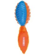 M-PETS Shelly On/Off jucărie interactivă câini S-L cu sunet dentiție pluș albastru și portocaliu 33cm