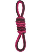 M-PETS Twist Node jucărie sfoară câini S-L activități fizice textil diverse culori 48cm