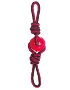 M-PETS Twist Prickly Trio jucărie sfoară câini M-XL activități fizice dentiție textil diverse culori 60cm