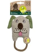 M-PETS Vigo Eco jucărie sfoară câini XS-M activități fizice iută maro 23cm
