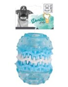 M-PETS Washy jucărie de ros câini dentiție cauciuc Washy jucărie de ros câini M-L dentiție cauciuc albastru și alb 10.5x8cm