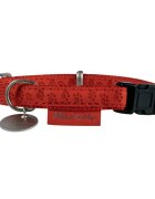 Macleather Zgarda Pentru Caini Rosu 15mm