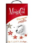 Magicat Clasic neparfumat așternut igienic pisici granule bentonită aglomerant neutralizare mirosuri 5kg