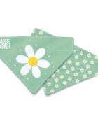 MAX & MOLLY Bandana Margarite accesoriu bandană câini poliester verde M-L(22.5 x 17 x 4.5cm)