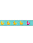 MAX & MOLLY Ducklings ham prindere dublă(piept&spate) câini poliester albastru cataramă trident S(43-53 x 1.5cm)