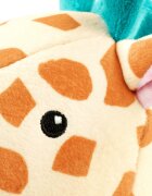 MAX & MOLLY Huggles Girafa Jerry jucărie de aport câini activități fizice poliester maro și albastru 26x23cm 1buc