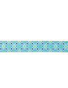 MAX & MOLLY Retro Blue ham prindere dublă(piept&spate) câini poliester bleu cataramă trident M(59-72 x 2cm)