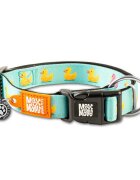 MAX & MOLLY Smart ID Ducklings zgardă câini ajustabilă poliester albastru cataramă trident XS