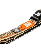 MAX & MOLLY Smart ID Ethnic zgardă câini ajustabilă poliester bej cataramă trident M(34-55 x 2cm)