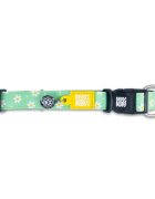 MAX & MOLLY Smart ID Margarite zgardă câini ajustabilă poliester verde cataramă trident S(28-45 x 1.5cm)