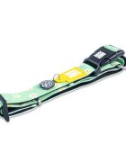 MAX & MOLLY Smart ID Margarite zgardă câini ajustabilă poliester verde cataramă trident S(28-45 x 1.5cm)