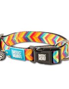 MAX & MOLLY Smart ID Summertime zgardă câini ajustabilă poliester portocaliu cataramă trident S(28-45 x 1.5cm)