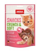 MERA Crunch & Soft Somon punguță recompense pisici 200g