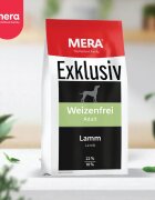 MERA Exklusiv Weizenfrei XS-XL Miel hrană uscată câini 15kg