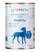 MERA Vital Mobility XS-XL Vită și Pui dietă veterinară conservă hrană umedă fără cereale câini sistem articular (pate) 400g