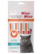 MIAU MIAU Creamy Snacks Pui recompense fără cereale pisici (piure) 60g