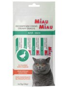 MIAU MIAU Creamy Snacks Rață recompense fără cereale pisici (piure) 60g