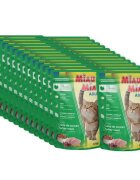 MIAU MIAU Curcan plic hrană umedă pisici (în sos) bax 100g x 24buc