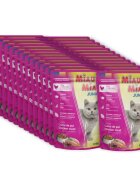 MIAU MIAU Kitten Pui plic hrană umedă pisici junior (în sos) bax 100g x 24buc