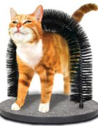 MIAU MIAU Periaj Arc ansamblu de joacă pisici gri și negru 28x35cm