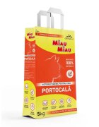 MIAU MIAU Portocala așternut igienic pisici granule bentonită aglomerant neutralizare mirosuri 5kg