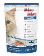 MIAU MIAU Somon hrană uscată pisici 800g