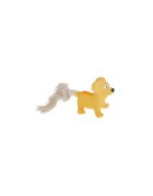 MISOKO Catel jucărie de aport câini activități fizice latex Catel jucărie de aport câini M-XL activități fizice latex galben 18cm 1buc