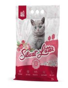 Mon Petit Ami Floral așternut igienic pisici granule silicat neaglomerant neutralizare mirosuri 7.6l