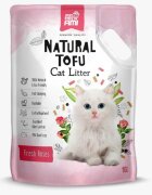 Mon Petit Ami Natural Tofu Trandafir așternut igienic pisici peleți tofu aglomerant ecologic biodegradabil 10l