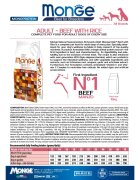 Monge Best for Breeders XS-XL Vită și Orez hrană uscată câini 15kg