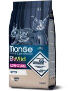 Monge BWild Kitten Gâsca hrană uscată conținut redus cereale pisici junior 1.5kg